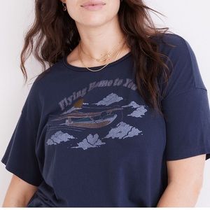 Madewell tshirt soft blue XL